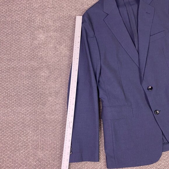 NWOT J. CREW Thompson Performance Suit Jacket Blazer Sport Coat Men's 38R Blue - Picture 11 of 15